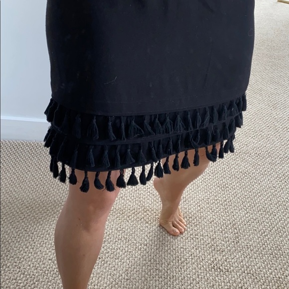 Zara short sleeve shift tassel dress - Picture 2 of 2